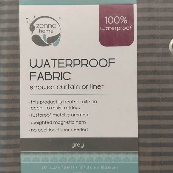 Zenna Home Shower Curtain - Picture 2 of 4